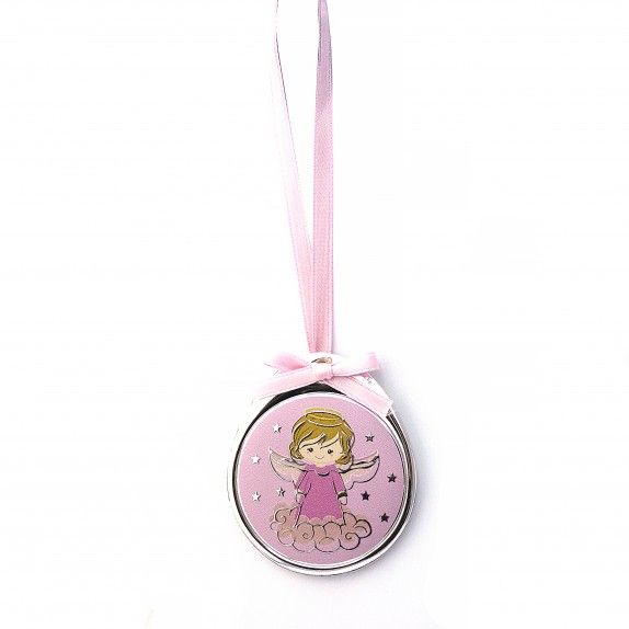 Medalha de Bero Oval Rosa