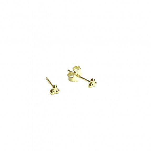 Earrings 3 Golden Dots