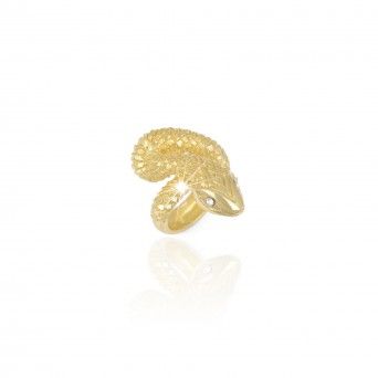 Anel Golden Snake