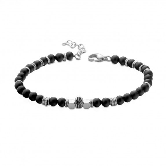 Pulseira Ao - Black Balls