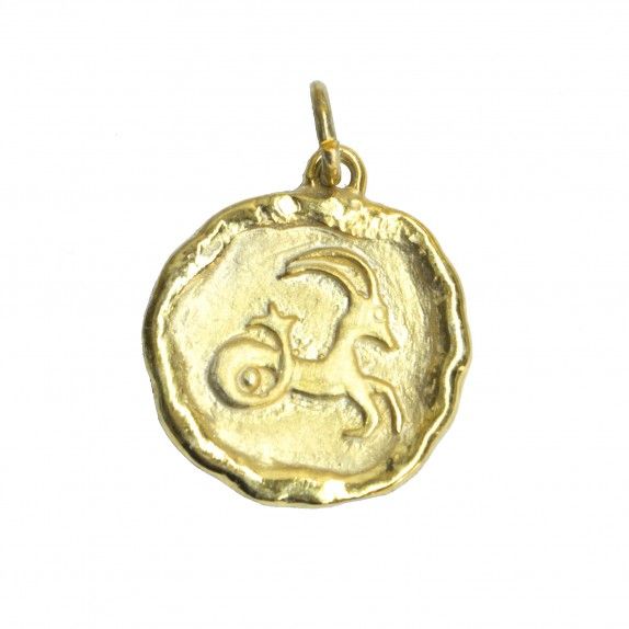 Medalha Dourada - Signo Capricrnio