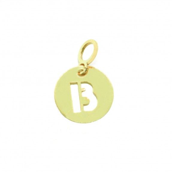 Medalha Ouro 9kts - Inicial B
