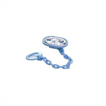 Corrente de Chupeta Azul - Beb