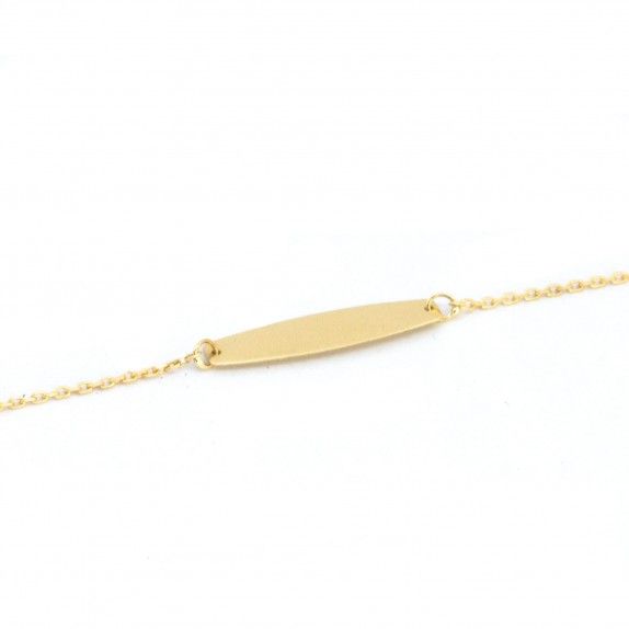 Pulseira Ouro 9kts - Chapa