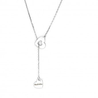 Double Heart Necklace - Godmother