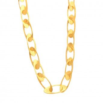Colar Dourado Acetinado - Class