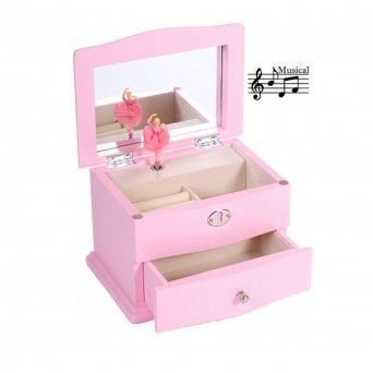 Caixa de Música Rosa - Urso