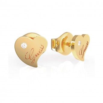 BRINCO DOURADO GUESS QUEEN OF HEART