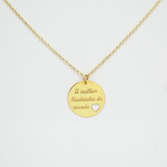 FIO DOURADO COM MEDALHA - MELHOR MADRINHA