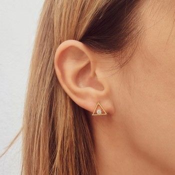 TRIANGLE EARRINGS - GEO COLLECTION