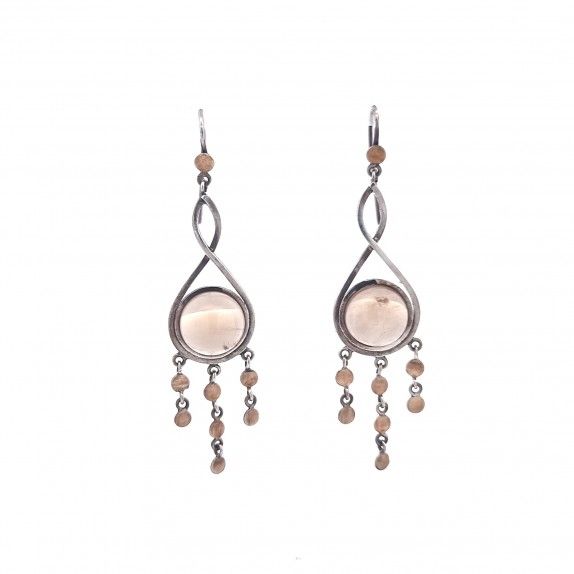 SILVER AND GOLD EARRINGS - VINTAGE COLLECTION