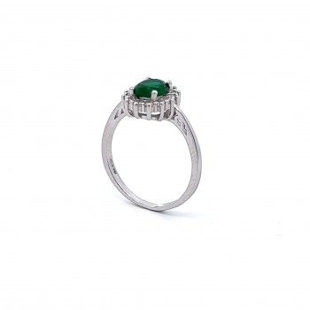 SOLITARY RING - LADY DI VERDE