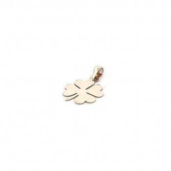 Medalha Ouro 9kts - Trevo