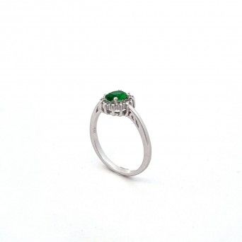 SOLITARY RING - LADY DI GREEN