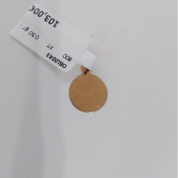 MEDALHA OURO 19.2KTS - CHAPA