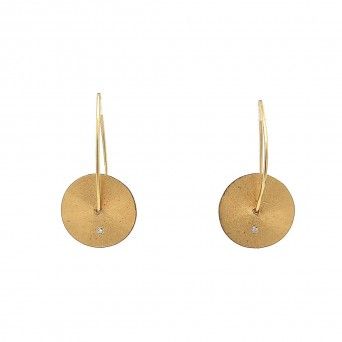 19.2KTS GOLD EARRINGS - DIAMOND