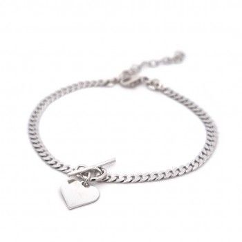 SILVER BRACELET - HEART