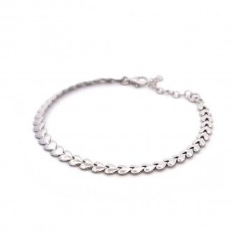 SILVER BRACELET - HEARTS