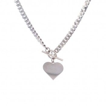 SILVER NECKLACE - HEART