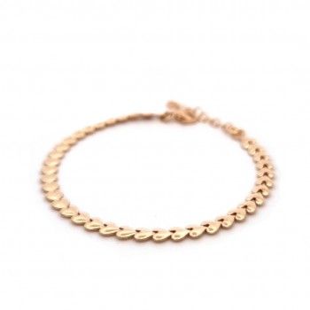 GOLD SILVER BRACELET - HEARTS