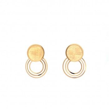 GOLD SILVER EARRINGS 