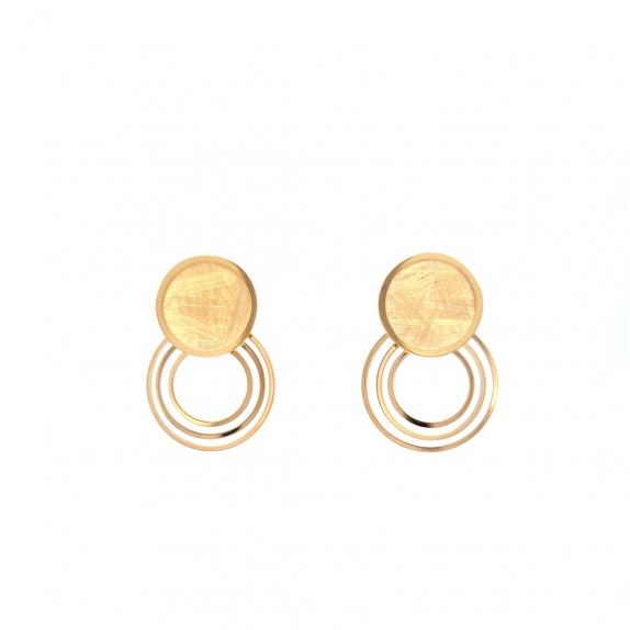 GOLD SILVER EARRINGS 