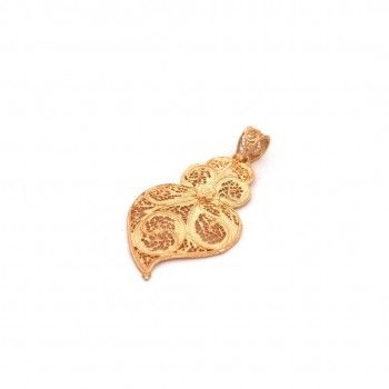 FILIGREE SILVER GOLD MEDAL - HEART OF VIANA