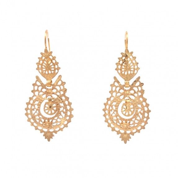 GOLDEN RAT EARRINGS - QUEEN