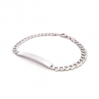 SILVER PLATE BRACELET - BARBELA MESH