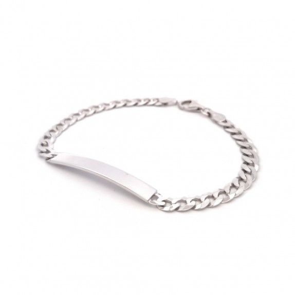 SILVER PLATE BRACELET - BARBELA MESH
