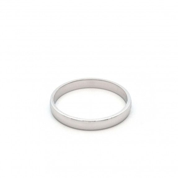 WHITE SILVER WEDDING RINGS