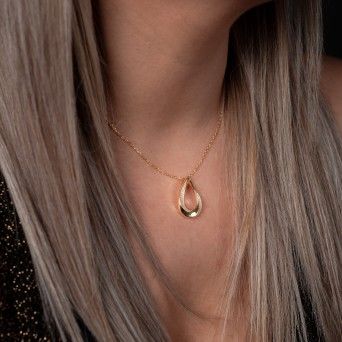 GOLD SILVER SET - NECKLACE & EARRINGS