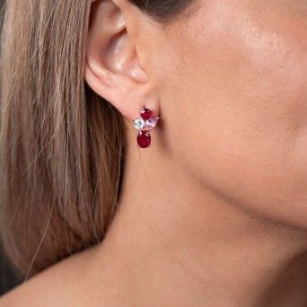 BRINCOS PRATA - COLEO COLOURS