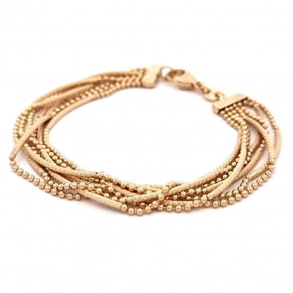 PULSEIRA PRATA DOURADA - COLEO FLOWER