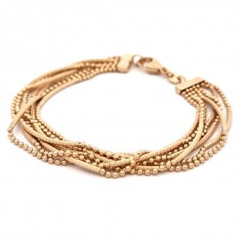 PULSEIRA PRATA DOURADA - COLEO FLOWER