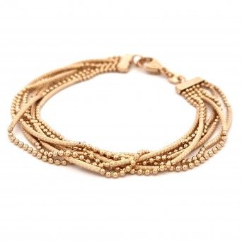 PULSEIRA PRATA DOURADA - COLEO FLOWER