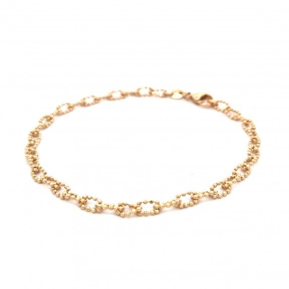 PULSEIRA PRATA DOURADA - COLEO FLOWER