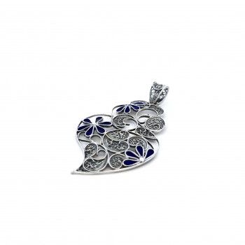 FILIGREE SILVER MEDAL - HEART OF VIANA