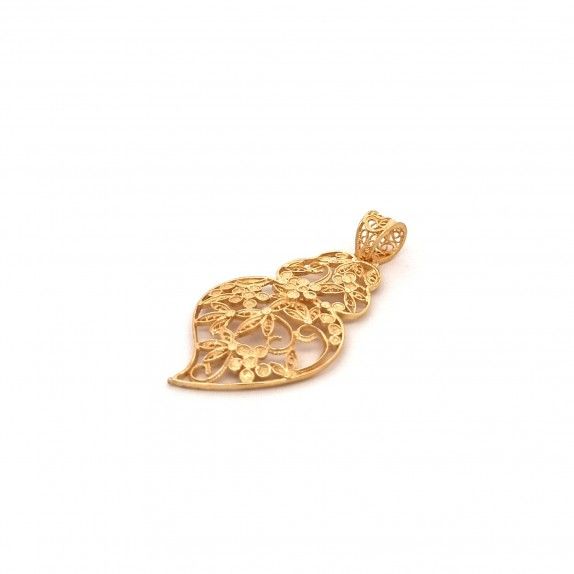 FILIGREE SILVER GOLD MEDAL - HEART OF VIANA