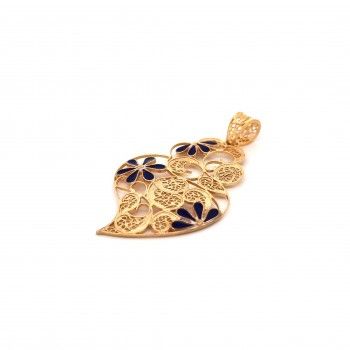 FILIGREE SILVER GOLD MEDAL - HEART OF VIANA