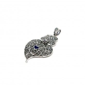 FILIGREE SILVER MEDAL - HEART OF VIANA
