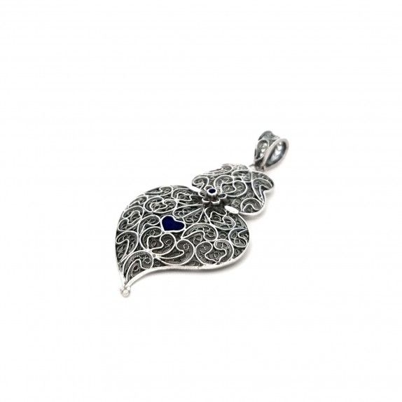 FILIGREE SILVER MEDAL - HEART OF VIANA