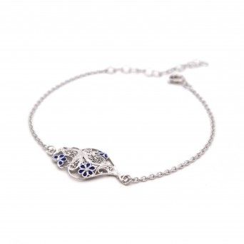 PULSEIRA PRATA FILIGRANA - CORAO DE VIANA