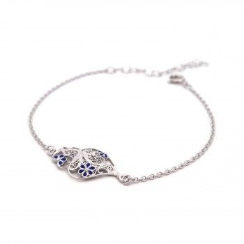 PULSEIRA PRATA FILIGRANA - CORAO DE VIANA