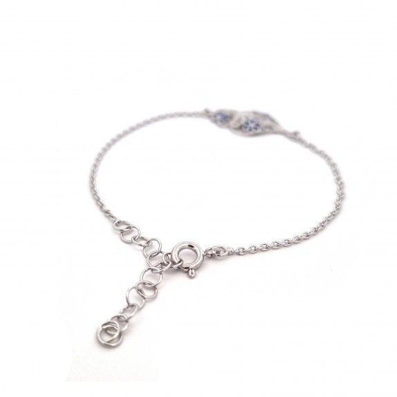 PULSEIRA PRATA FILIGRANA - CORAO DE VIANA