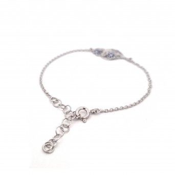 PULSEIRA PRATA FILIGRANA - CORAO DE VIANA