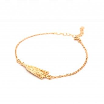 PULSEIRA PRATA DOURADA FILIGRANA - SR FATIMA