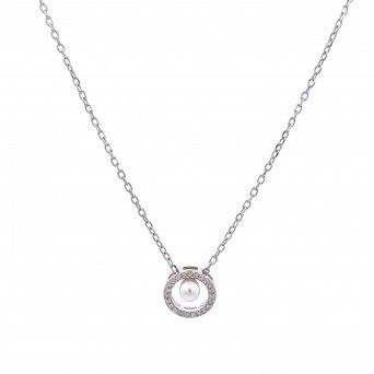 WHITE SILVER NECKLACE - MOMENTS
