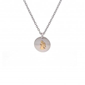 WHITE SILVER ANGEL NECKLACE - MOMENTS