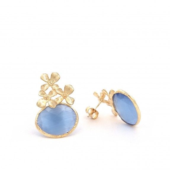 GOLD SILVER EARRINGS - COLOURS COLLECTION